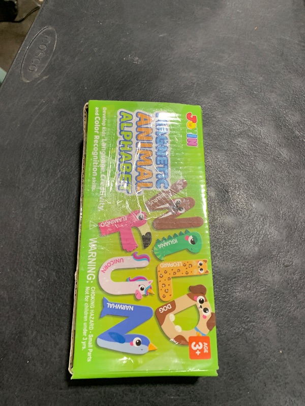 Photo 1 of JOYIN Magnetic Letters, Animal Alphabet Fridge Magnets for Toddlers 3 4 5 Years Old, 26 Uppercase Refrigerator Magnets, Large Size ABC Educational Spelling Learning Toys for Kids