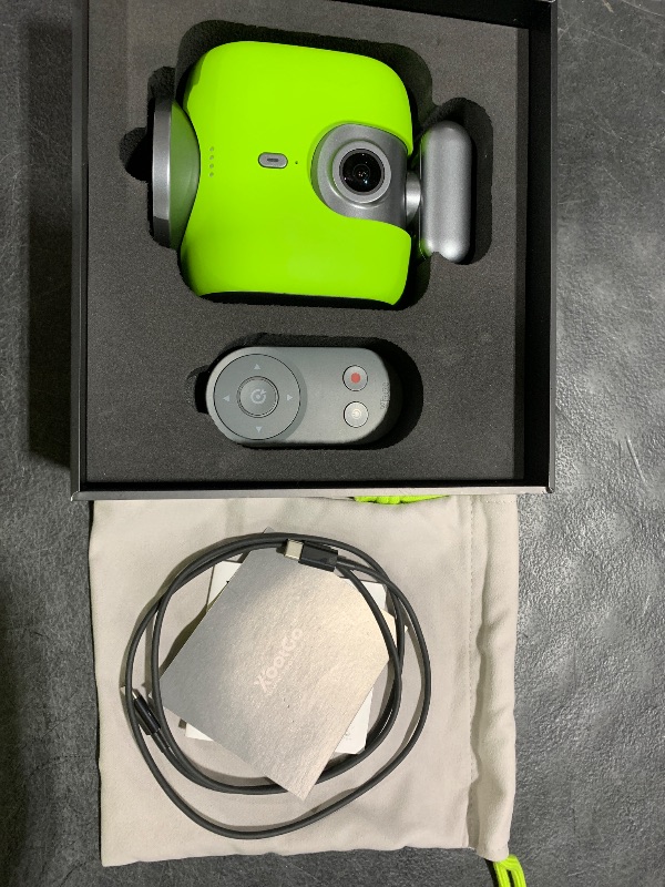 Photo 1 of XbotGo Chameleon AI Auto Sports Action Camera - 4K 60FPS Soccer Camera and Basketball Tracking Camera for Team Sports, Live Streaming, No Subscription, Works with iOS & Android (Lemon Green)