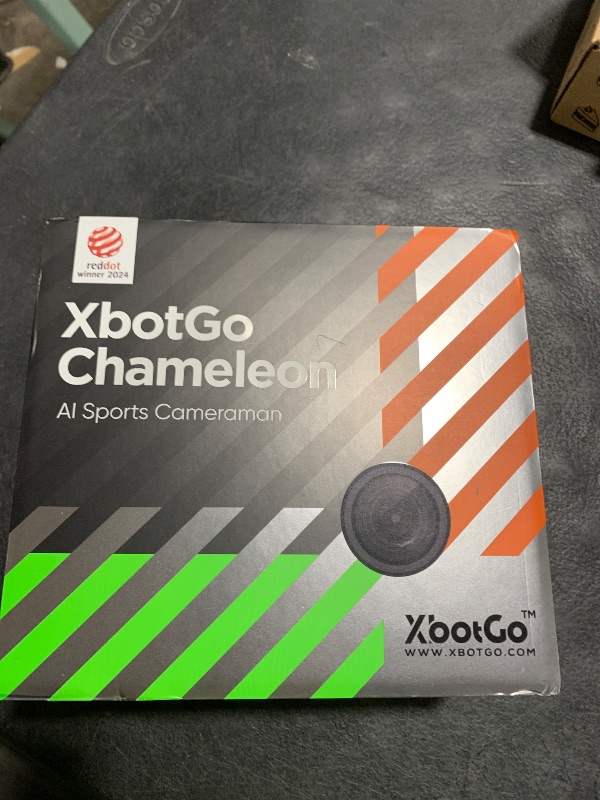 Photo 1 of XbotGo Chameleon AI Auto Sports Action Camera - 4K 60FPS Soccer Camera and Basketball Tracking Camera for Team Sports, Live Streaming, No Subscription, Works with iOS & Android (Lemon Green)