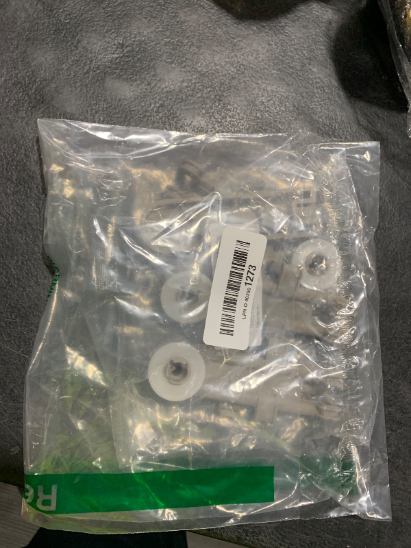 Photo 1 of BlueStars Ultra Durable 8268743 Dishwasher Upper Rack Wheel - Compatible for Whirlpool Kenmore KitchenAid Dishwashers - Replaces WP8268743 AP6012252 PS11745459 - PACK OF 4
