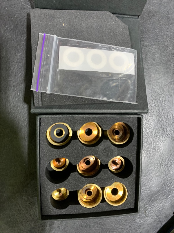 Photo 1 of Trumpet Trim Kit for improving the sound. For all Bach Stradivarius Trumpet. Custom made KGUBrass (MEDIUM, Antique Bronze Lacquer)