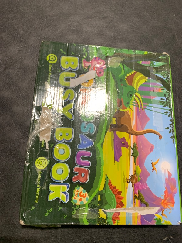 Photo 1 of MDINGTD Dinosaur Toys for Kids 3-5, My Preschool Busy Book Montessori Toys for 3 4 5 6 7 Year Old Boys Girls Preschool Learning Homeschool Activities Birthday Gifts for Kids Ages 2-4 5-7