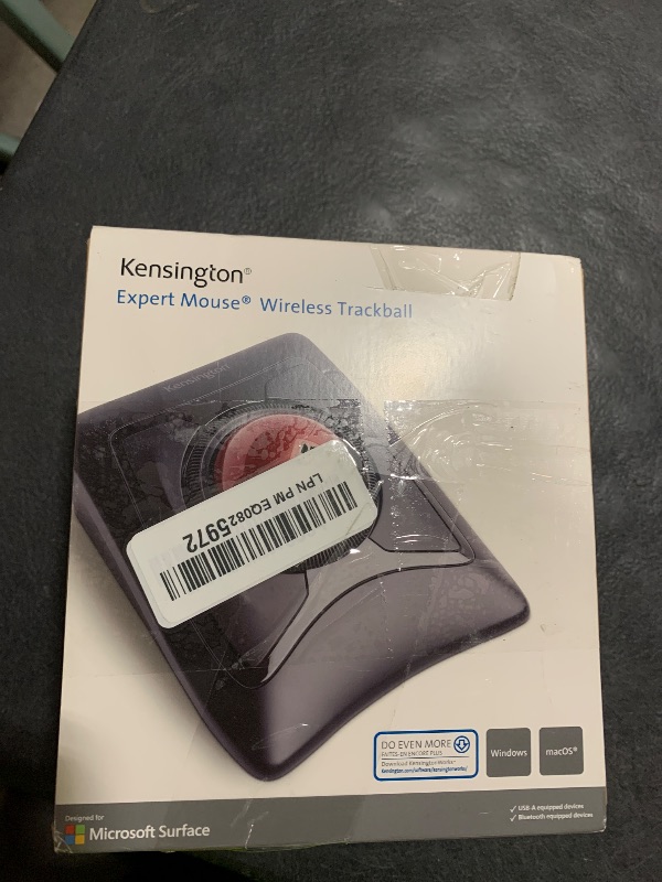 Photo 1 of Kensington Expert Wireless Trackball Mouse (K72359WW) Black, 3.5" x 6.1" x 8"