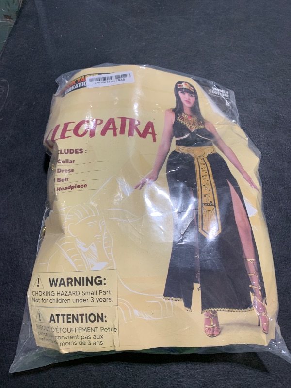 Photo 1 of Spooktacular Creations Halloween Cleopatra Costume, Egyptian Costume Women, Black Cleopatra Dress for Adult Halloween Dress Up Party Cosplay (Large)