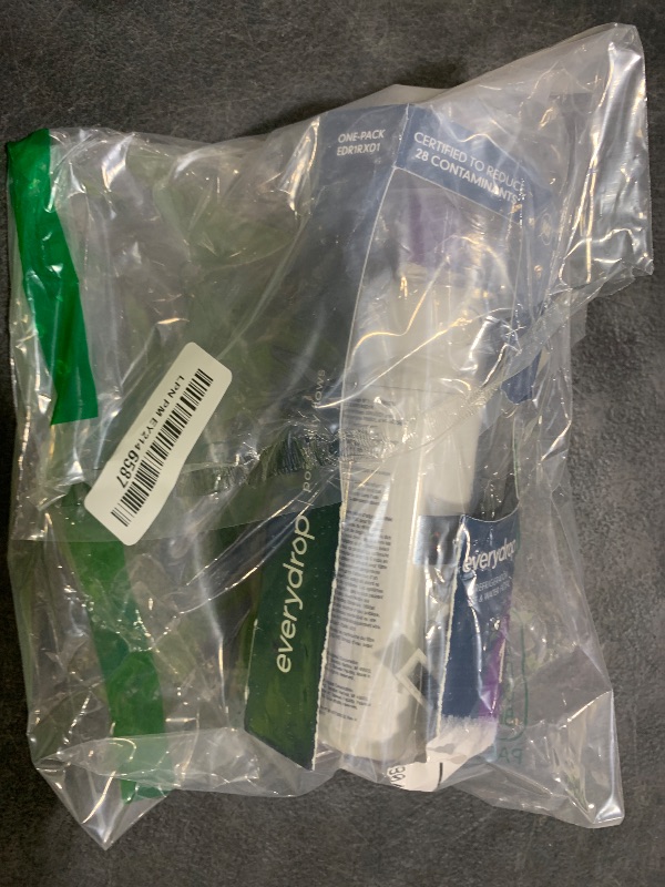 Photo 1 of everydrop by Whirlpool Ice and Water Refrigerator Filter 1, EDR1RXD1, Single-Pack , Purple