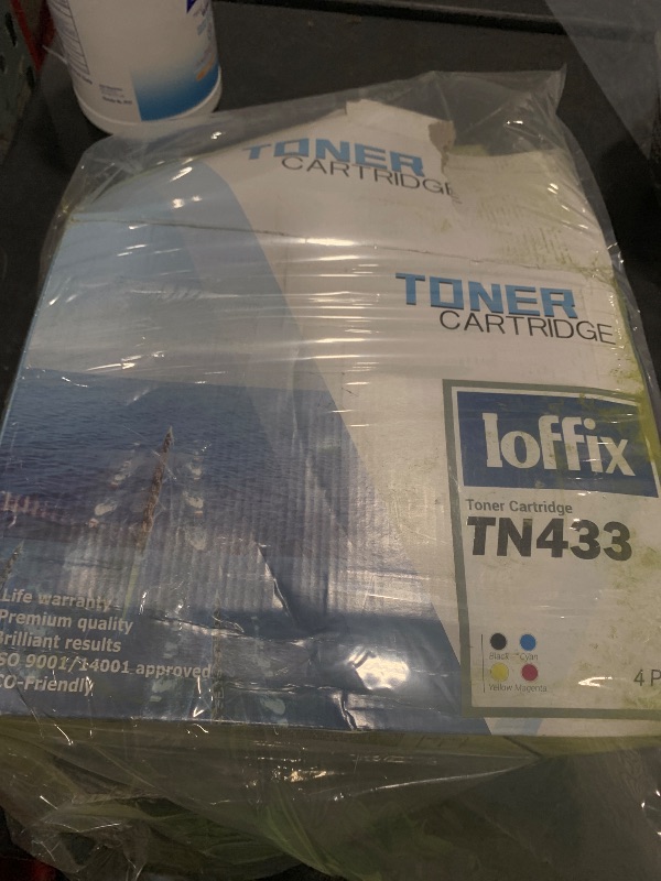 Photo 1 of Ioffix TN433 TN-433 Toner Cartridges Replacement for Brother TN433 TN-431 TN431 Toner Use with MFC-L8900Cdw HL-L8360Cdw HL-L8260Cdw MFC-L8610Cdw HL-L8360Cdwt Printer (4 Pack)