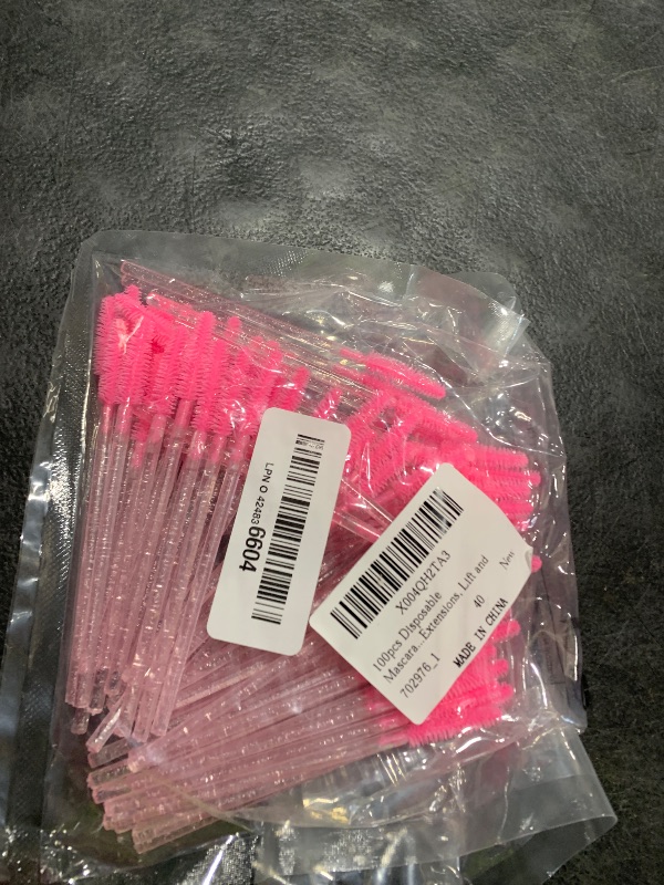 Photo 1 of 100pcs Silicone Eyelash Brushes Disposable Mascara Wand,Eyebrow Brush,Mascara Spoolies Disposable Makeup Tool Kit Set Tool Bulk