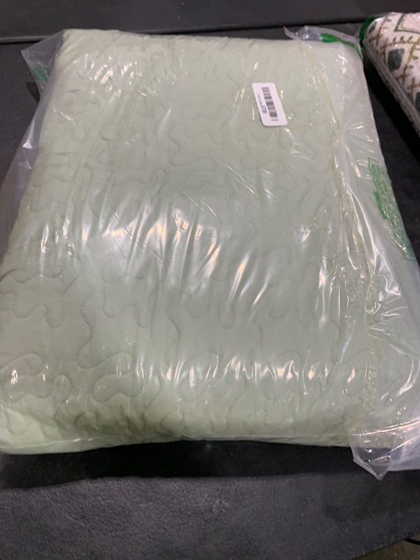 Photo 1 of Wonderful Sage Green Floral Quilt Set Queen Size, Reversible Cotton Quilt Bedding Set for Queen Bed, Lightweight Bed Cover 3pcs Soft Printed Bedspread and Coverlet for All Season