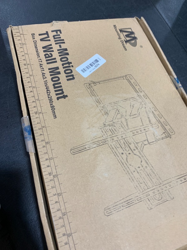 Photo 1 of Mounting Dream TV Wall Mount for 32-65 Inch Television,Mount with Swivel and Tilt, Full Motion Bracket with Articulating Dual Arms, Fits 16inch Studs, Max VESA 400X400 mm, 99lbs, MD2380