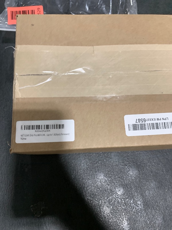 Photo 1 of NETGEAR Orbi Pro WiFi 6 Mini Mesh Router (SXR30) for Business or Home | VLAN, QoS | Coverage up to 2,000 sq. ft., 40 Devices | AX1800 802.11 AX (up to 1.8Gbps) (Renewed)