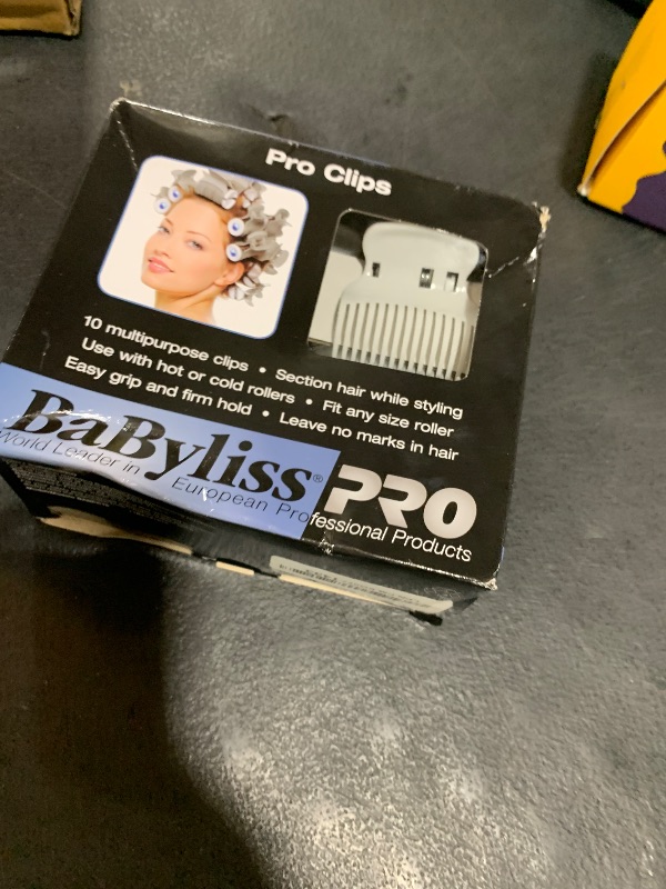Photo 1 of BabylissPRO Clips for Rollers, 10 Count (Pack of 1)
