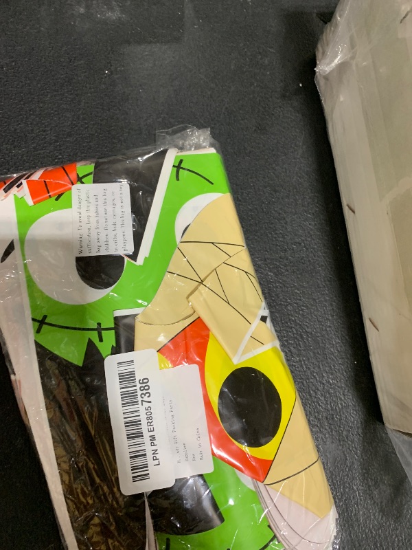 Photo 1 of 100 Pcs Halloween Treat Bags Rabbit Ear Candy Bags Trick or Treat Small Plastic Goodie Bag Halloween Party Favor Bags for Kids Party Favor Supplies, 4 Designs