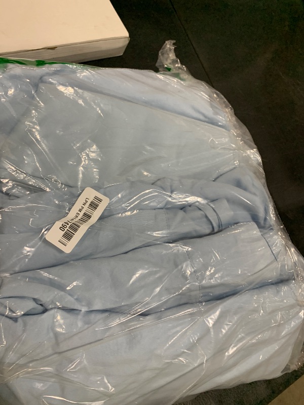 Photo 1 of LANE LINEN California King Sheets - 4 Pc Cal King Sheets Set, 450 Thread Count 100% Cotton Sheets California King, Hotel Luxury Bed Sheets Set - Ballad Blue