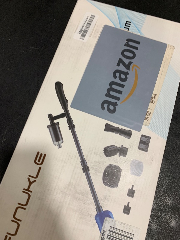 Photo 1 of Funukle Aquarium Vacuum Gravel Cleaner?6 in 1 Multi Function Electric Fish Tank Vacuum Gravel Cleaner with Strong Suction for Water Change Wash Sand Water Circulation(110V/32W)