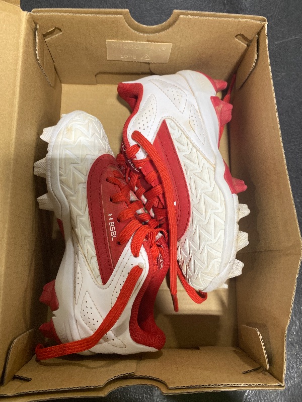 Photo 1 of Under Armour Boys' Leadoff Low RM JR 3.0, (600) Red/White/Red, 10K, US