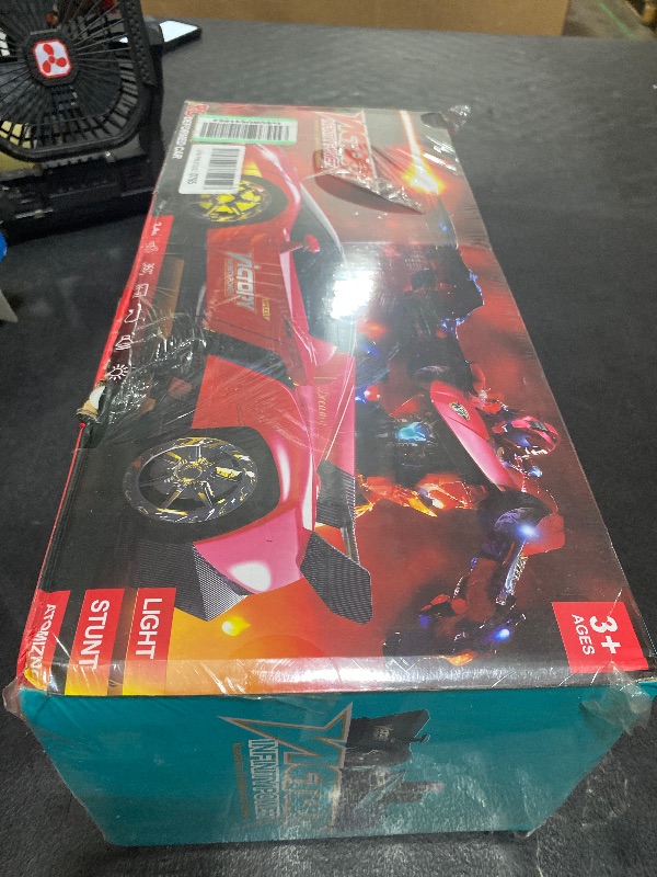 Photo 1 of Holyton Transformer Remote Control Cars, Transform Robot RC Toys, 1:10 Scale, One-Button Robot, 2 Batteries 80 Mins Playtime, LED Lights, Sound Effects, ideal gift for 5 6 7 8 9 10 11 12 Years Old Boy
