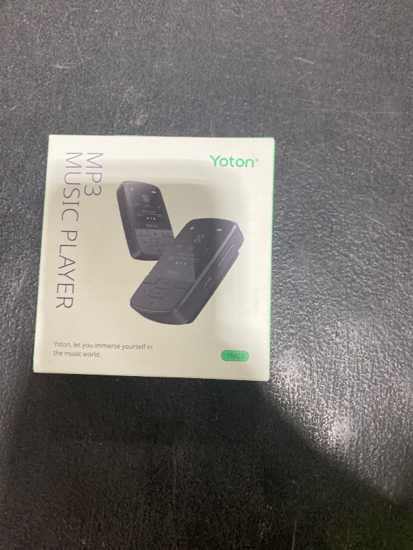 Photo 1 of YOTON MP3 Player with Bluetooth 5.2, 64GB, HiFi-Music, with Sports Clip and Independent Volume Button, FM Radio, Earphones Included