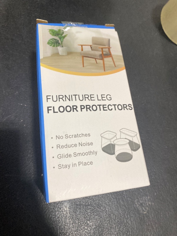 Photo 1 of 32 Pcs Chair Leg Protectors for Hardwood Floors, OASMU Silicone Felt Furniture Pads for Scratch and Noise Prevention, Smooth Moving (Small Fit: 0.9'' - 1.29'')