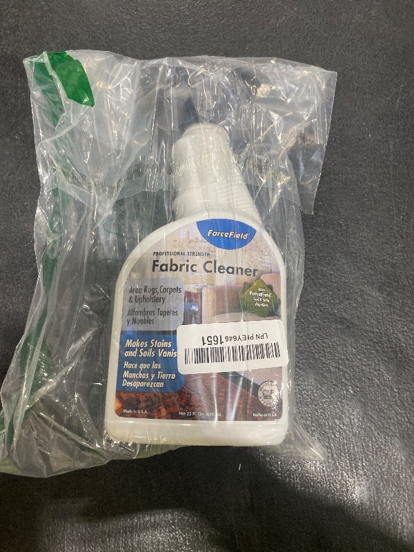 Photo 1 of ForceField® Fabric Cleaner Professional Strength, Deeply Penetrates Water Safe Fabric & Fibers of Upholstery, Clothing, Rugs & Carpeting - 22oz