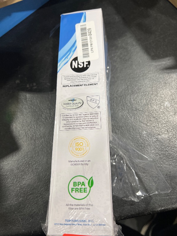 Photo 1 of ICEPURE 4396508 Refrigerator Water Filter Replacement for EveryDrop Filter 5, EDR5RXD1, Whirlpool 4392857, NL300, 4396510, 4396509, 4396547, LC400V, 4396510p, WF-NLC240V,PNL240V, 