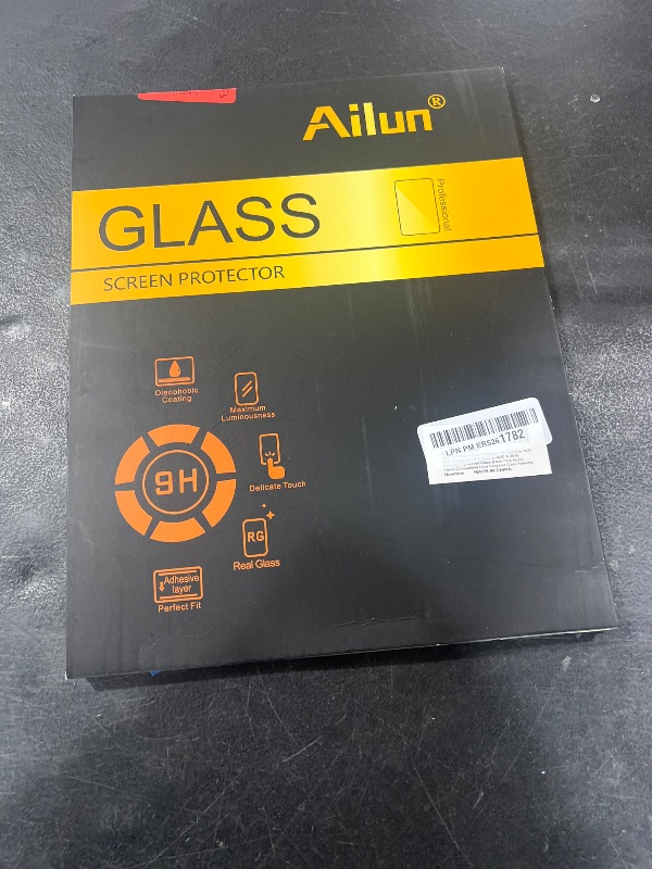 Photo 1 of Ailun 2 Pack Screen Protector for iPad Pro 12.9 Inch Display [2022 & 2021 & 2020 & 2018 Release] Tempered Glass [Face ID & Apple Pencil Compatible] Ultra Sensitive Case Friendly