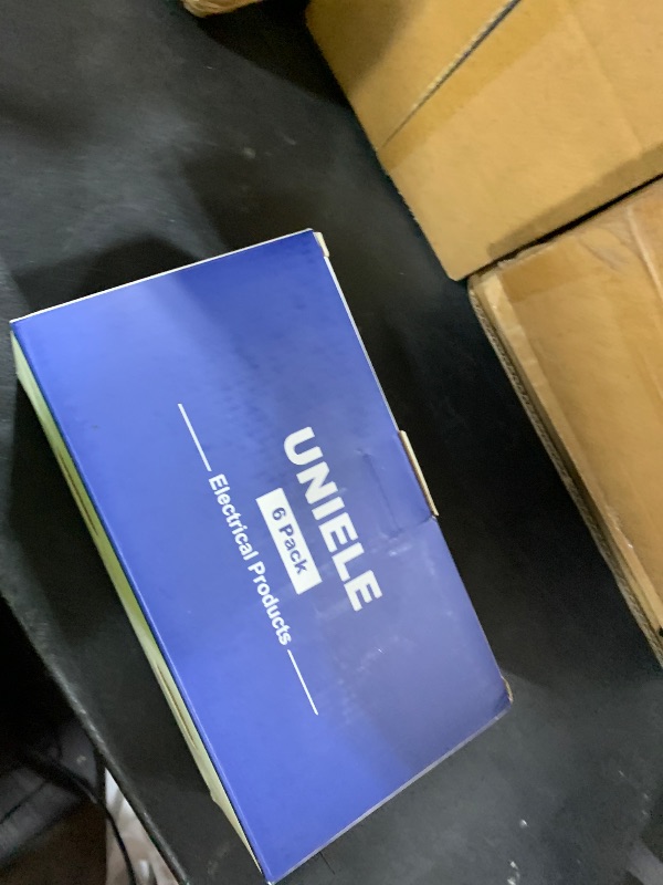 Photo 1 of (6 Pack) UNIELE Ultra Slim Dimmer Light Switch, Max 300W Dimmable LED, CFL Lights, 600W Incandescent, Single-Pole or 3 Way LED Slide Dimmer Light Switch, 15A/120V/60Hz, ETL Listed, White