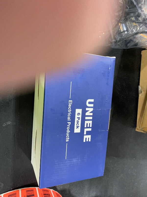 Photo 1 of (6 Pack) UNIELE Ultra Slim Dimmer Light Switch, Max 300W Dimmable LED, CFL Lights, 600W Incandescent, Single-Pole or 3 Way LED Slide Dimmer Light Switch, 15A/120V/60Hz, ETL Listed, White