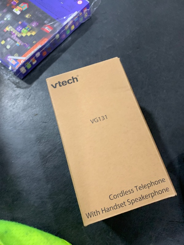 Photo 1 of VTech Cordless Phone with DECT 6.0, Full-Duplex Speakerphone, Lighted Display, Backlit Keypad, Caller ID/Call Waiting, Volume Control, Hearing Aid Compatible, Wall Mount | VG131 (White)