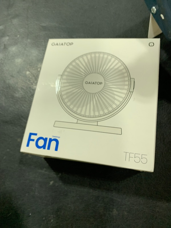 Photo 1 of Gaiatop USB Desk Fan, 5.5 Inch Small Quiet Powerful 3 Speeds 90° Rotate, Personal Mini Portable Desktop Table Fans, Cooling for Home Office Car Travel Indoor Outdoor Pink
