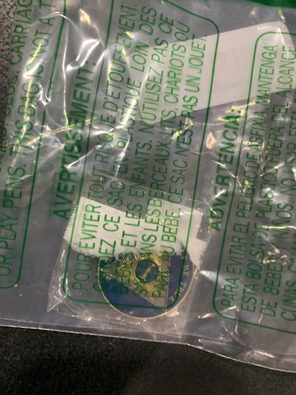 Photo 1 of 1 Year Midnight Blue AA Medallion Chip Tri Plate Gold & Nickel Plated Serenity Prayer