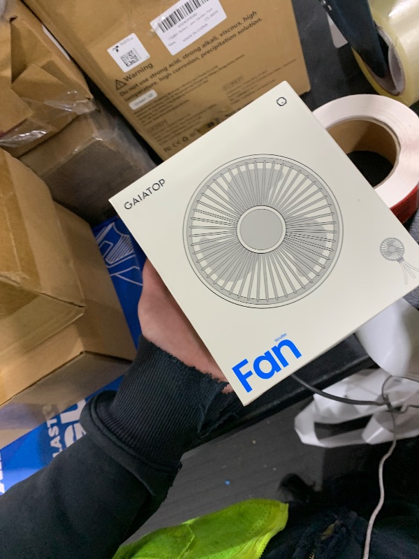 Photo 1 of Gaiatop Baby Stroller Fan, 4000mAh Oscillating Mini Portable Fan with Light, 4 Speeds Battery Operated Small Handheld Desk Fan, 360° Rotate Flexible Tripod Clip On Fan for Car Seat Crib Travel BlackLPNO424770282

