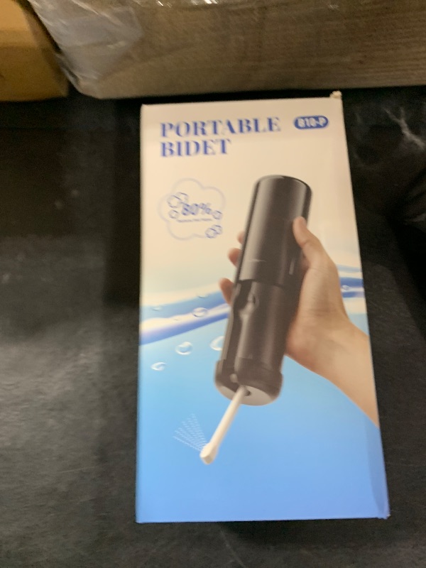 Photo 1 of Peri Bottle for Postpartum Care-250mlPortable Bidet for Travel with 5 Sprayer Modes, 2000mAh Rechargeable Electric Bidet with 8 Replaceable Nozzles for Perineal Care & Post-Surgery Care (Black)