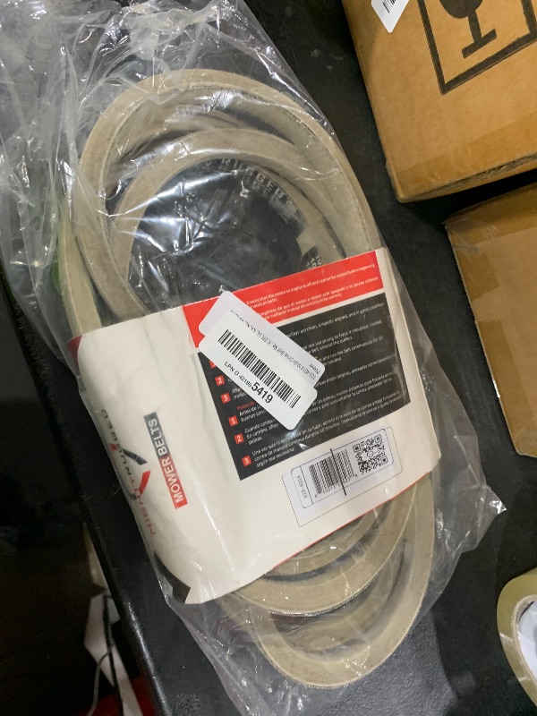 Photo 1 of 103-4014 Mule Drive Belt Replacement for Exmark, Length 116", Heavy-Duty, Durable, Aramid Cord Belt Replaces 1034014, 103-4014-SL on Exmark Lazer Z Series with AC, AS, BV, EFI, LC, KA, KC, Variants