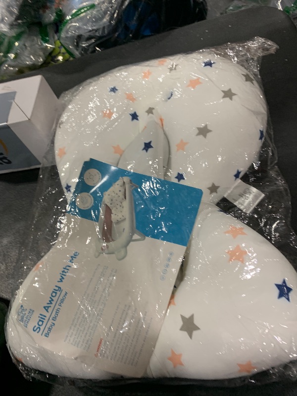 Photo 1 of Baby Bath Tub Seat Cushion - Baby Sink Bath Cushion - Bathing Seat Support, Infant or Newborn Bath Pillow Support Mat - Comfort Bathtub Safety Seat Pad - Floating Tub Pillow for Babies or Infants