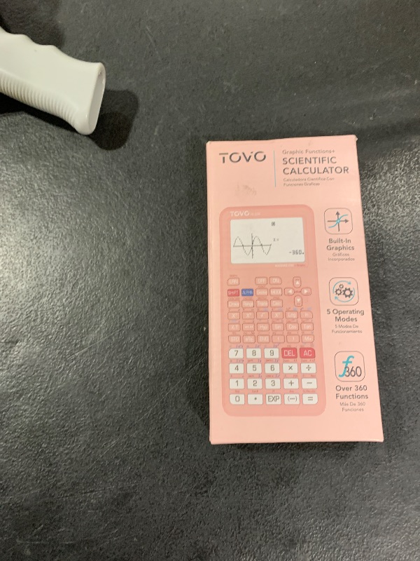 Photo 1 of TOVO Scientific Calculator with Graphing Functions, Multiple Modes, 360 Functions, Large Screen, Intuitive Interface for Beginners, High School & Advanced Courses, TS-259 (Developed by CATIGA)