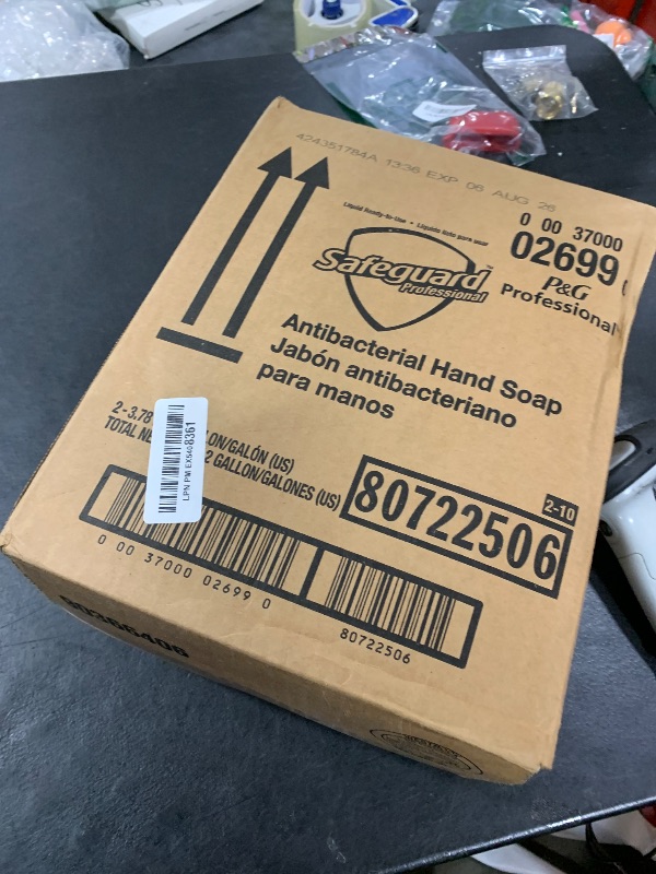 Photo 1 of P&G PROFESSIONAL Antibacterial Hand Soap from Safeguard Professional, Bulk Liquid Hand Soap Refill, 1 Gal. (Case of 2)