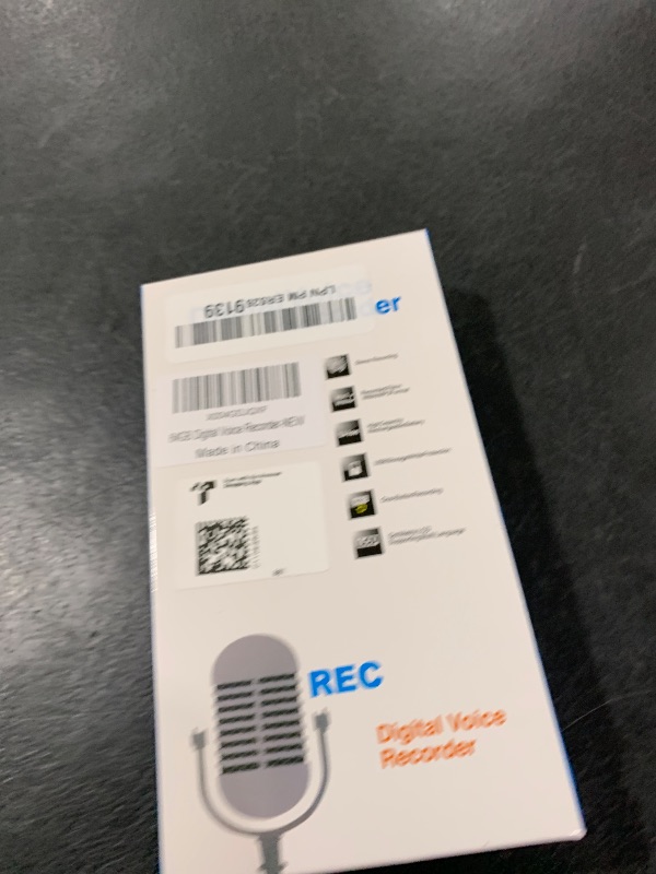Photo 1 of 64GB Digital Voice Recorder - ZIPCIDE Digital Voice Activated Recorder with AI-Intelligent Noise Reduction, Voice Activated Sound Audio Tap Recorder Device for Lectures Meetings, Work, Interviews