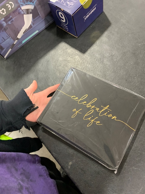 Photo 1 of Lamare Funeral Guest Book for Memorial Service – Elegant Celebration of Life Guest Book and in Loving Memory Guest Book - Condolences Book for Funeral