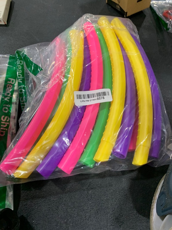 Photo 1 of 2 Pack Color Hoop - Size & Length Adjustable, Plastic Toys for Adults & Party Games, Gymnastics & Dog Agility Equipment, Christmas Wreath