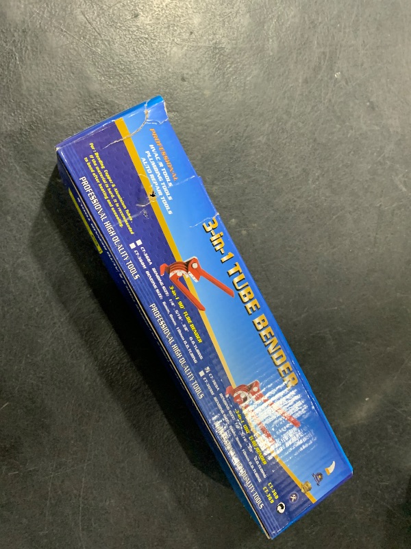 Photo 1 of Kryslanix Copper Tube Benders with 1Pair Gloves,3-in-1 Manual Tube Benders for 1/4'' 5/16'' 3/8'' Tubing 0-180 Degrees Heavy Duty Brake Line Bending Tool for Copper Brass and Aluminum Pipes