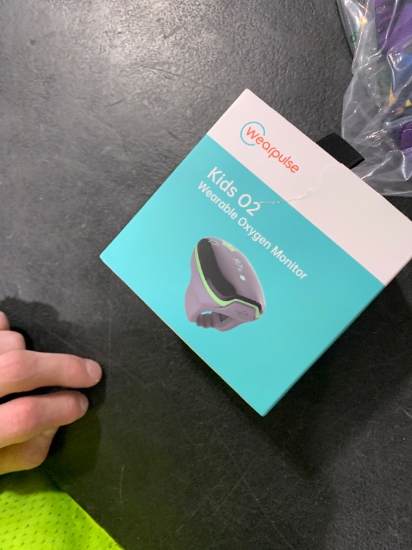 Photo 1 of Wearpulse Children Pulse Oximeter KidsO2 Ring, Continuous Kids O2 Sat Monitor Finger for Oxygen with Audible Reminder, Rechargeable Pulse Ox Tracking Child's Blood Oxygen Saturation & Pulse Rate for 3~10 Years Old Kids, with App & PC Chart Report