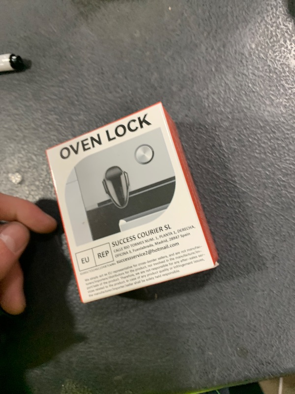 Photo 1 of Mom's Choice Gold Awards Winner - EUDEMON 1 Pack Childproof Oven Door Lock, Oven Front Lock Easy to Install & Heat-Resistant Material no Tools Need or Drill (Black)(ONLY for Flat Surface)