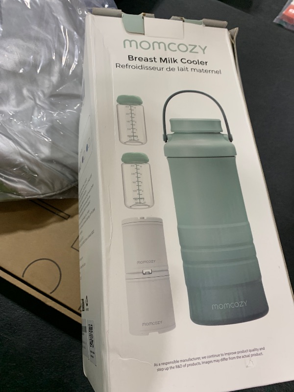 Photo 1 of Momcozy 22oz Portable Breast Milk Cooler for Outdoor, Life Saver with 360° Total Cooling for 24 Hours, Larger Capacity Travel Breastmilk Chiller with 2pcs Baby Bottles for Breastmilk Storage, Cream