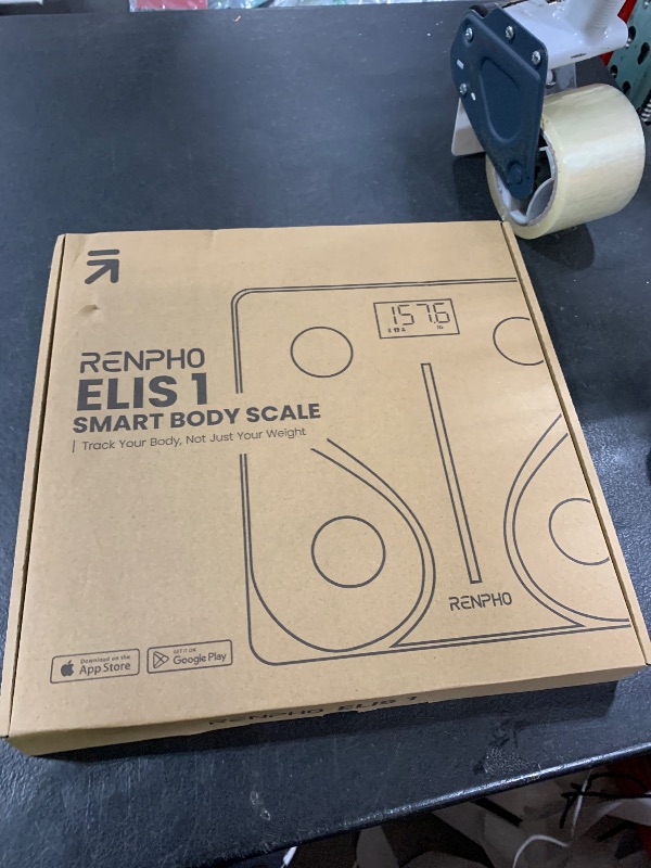 Photo 1 of RENPHO Smart Scale for Body Weight, Digital Bathroom Scale BMI Weighing Bluetooth Body Fat Physician Scale, Body Composition Monitor Health Analyzer with Smartphone App, 400 lbs - Elis 1