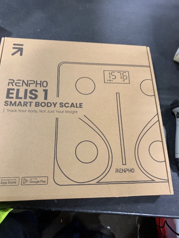 Photo 1 of RENPHO Smart Scale for Body Weight, Digital Bathroom Scale BMI Weighing Bluetooth Body Fat Physician Scale, Body Composition Monitor Health Analyzer with Smartphone App, 400 lbs - Elis 1