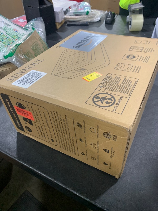 Photo 1 of SENNOUL Air Mattress Queen with Built in Pump - 2 Mins Quick Self Inflatable,16"/650lbs Max Blow Up Bed, All Night Stability No Lost Air?No Peculiar Smell for Camping,Home,Guests & Portable Travel
