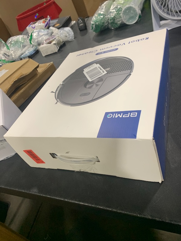 Photo 1 of BPMIO Robot Vacuum and Mop Combo 4500Pa Max Suction with LiDAR Navigation Smart Mapping, 145 Min Runtime Customized Cleaning Schedule, Works with Alexa/WiFi/App, Great for Pet Hair, Carpet, Hard Floor