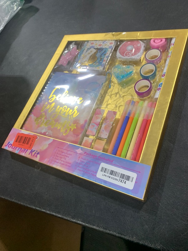 Photo 1 of Toyelo DlY Journal Kit for Girls, Diary Suppies Set, Jouraling Art Crafts Kits, Stationery Set Birthday Gifts for 6 7 8 9 10 11 12 Year Old Teen Girl