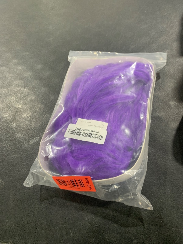 Photo 1 of MAGQOO Purple Braid Wig Kids Girls Light Purple Wig Long Braids Wigs Hair Cosplay Costume Party Wigs