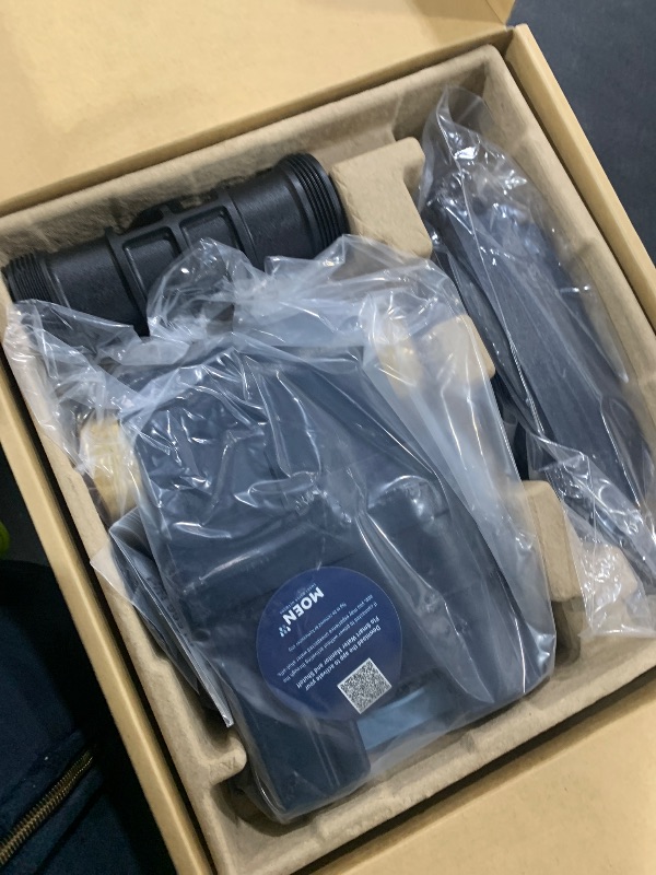 Photo 1 of Moen Flo Smart Water Monitor and Automatic Shutoff Sensor, Wi-Fi Connected Water Leak Detector for 1-1/4-Inch Diameter Pipe, 900-002